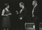 Marta Lipińska (Sayoko), Damian Damięcki (Fujima), Tadeusz Surowa (Kaneko)<br/> fot. Edward Hartwig